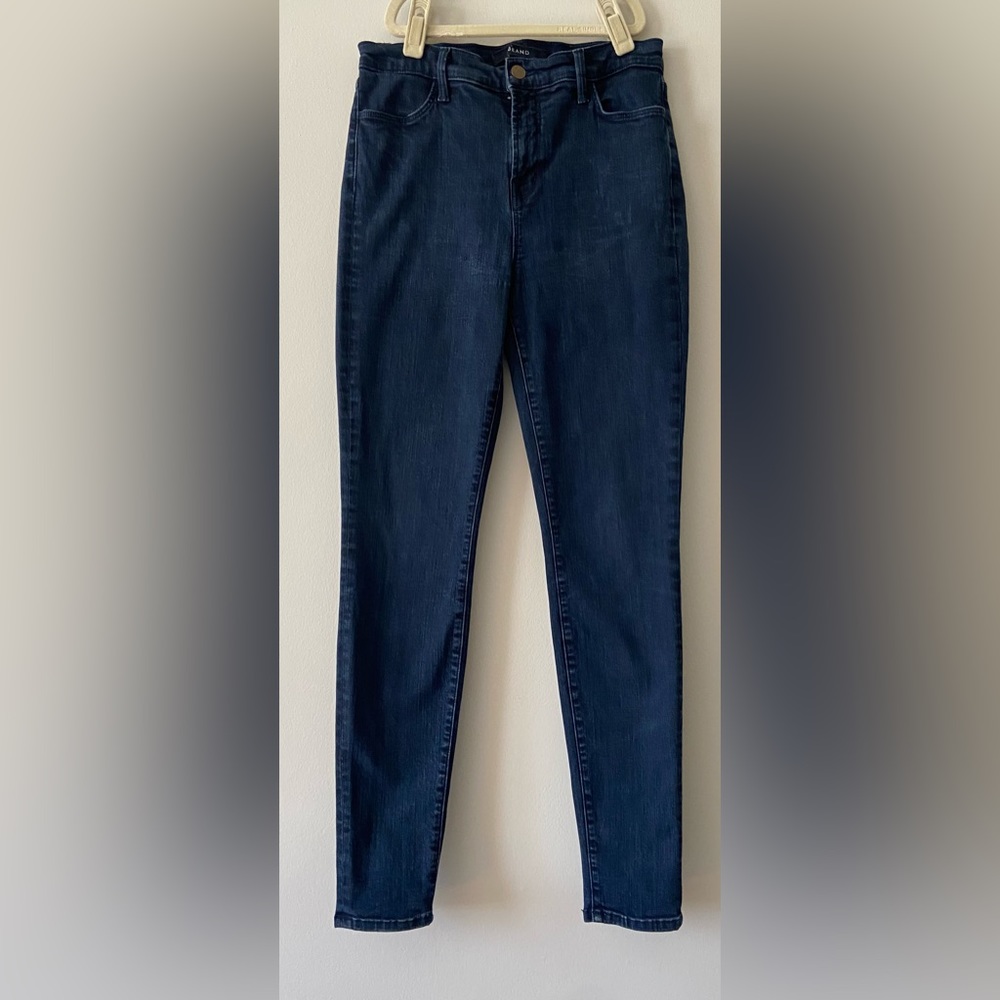 J Brand Maria High Rise Skinny Jegging Stretch Bluebird Jeans